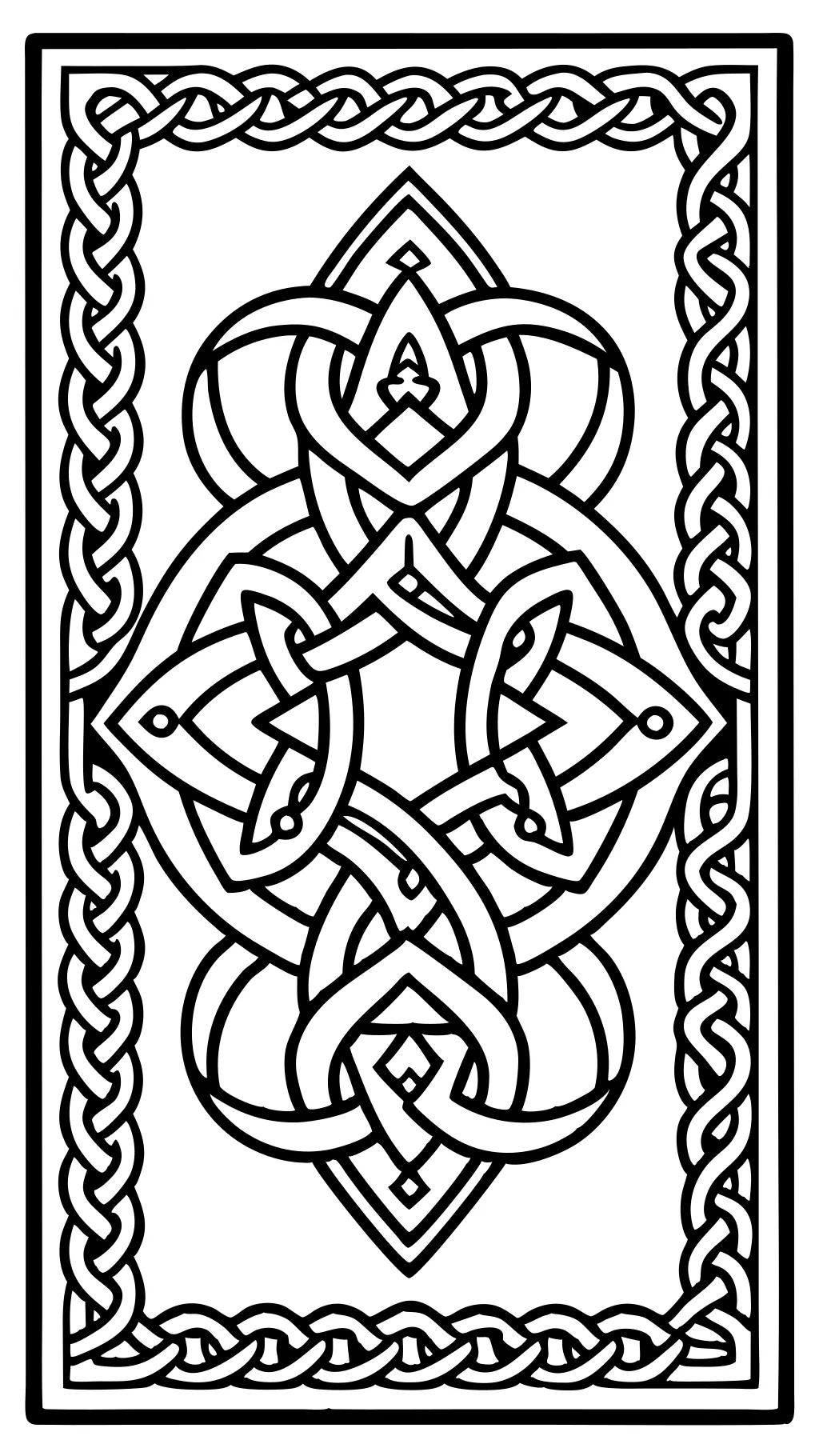 celtic designs coloring pages